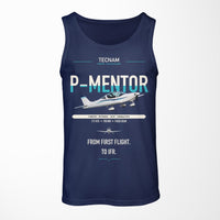 Thumbnail for Tecnam P-Mentor design on dark blue tank top