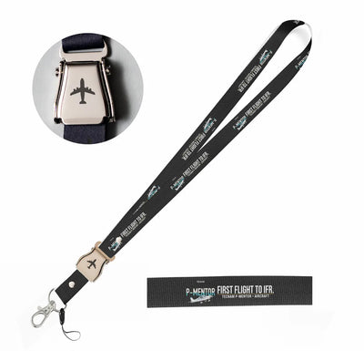 Tecnam P-Mentor seat belt lanyard - black