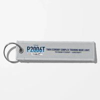 Thumbnail for Tecnam P2006T Aviator Key Chains - Light Gray