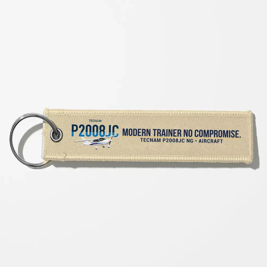 Tecnam P2008JC NG Aviator Key Chains - Beige