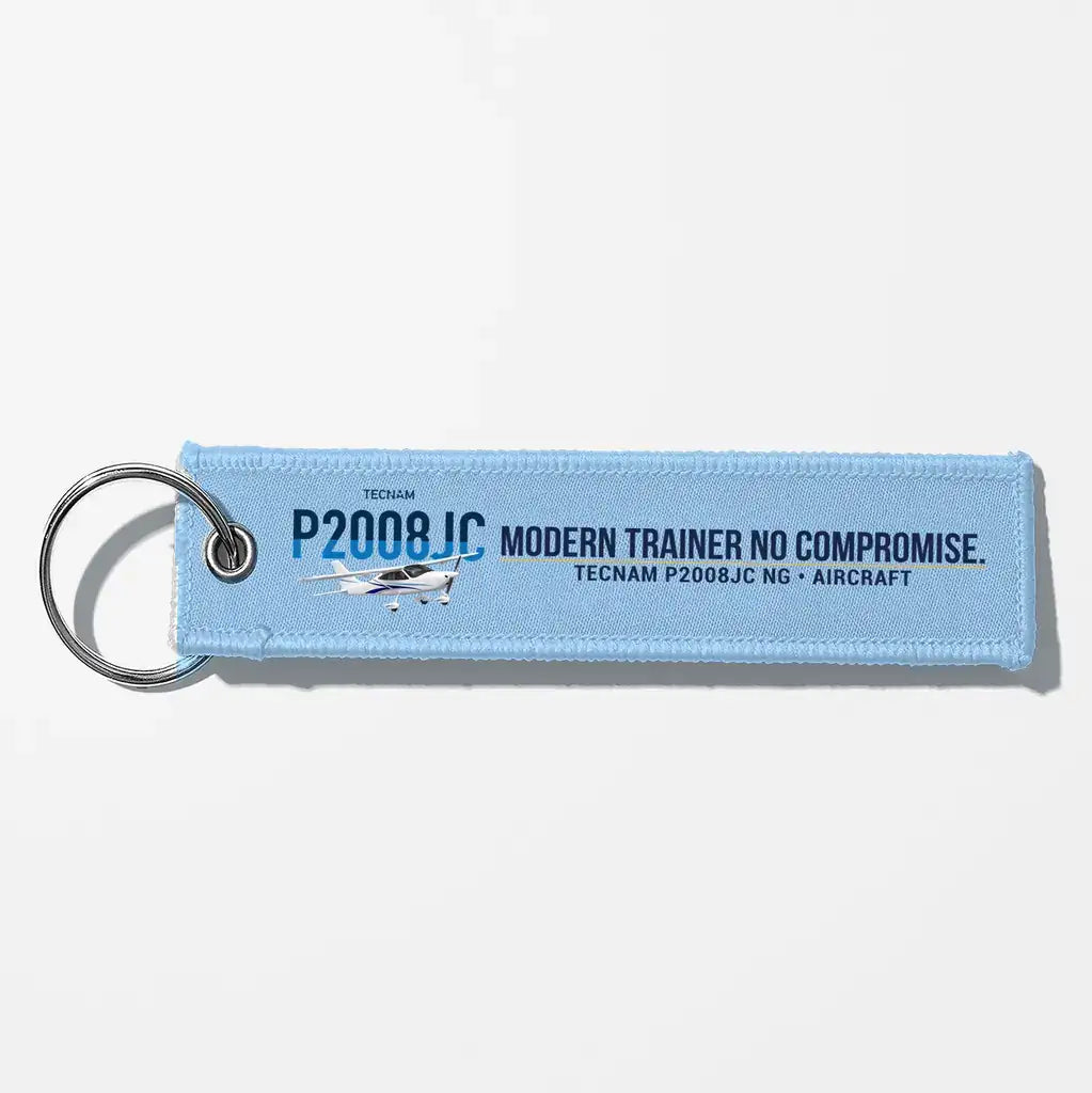 Tecnam P2008JC NG Aviator Key Chains - Light Blue