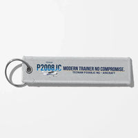 Thumbnail for Tecnam P2008JC NG Aviator Key Chains - Light Gray