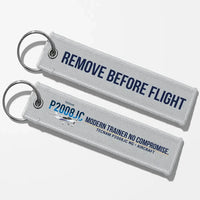 Thumbnail for Tecnam P2008JC NG Aviator Key Chains - Light Gray - Remove Before Flight