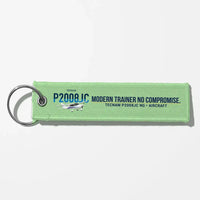 Thumbnail for Tecnam P2008JC NG Aviator Key Chains - Light Green