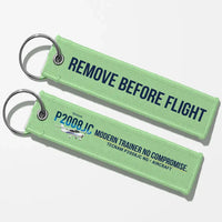 Thumbnail for Tecnam P2008JC NG Aviator Key Chains - Light Green - Remove Before Flight
