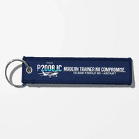 Thumbnail for Tecnam P2008JC NG Aviator Key Chains - Navy Blue