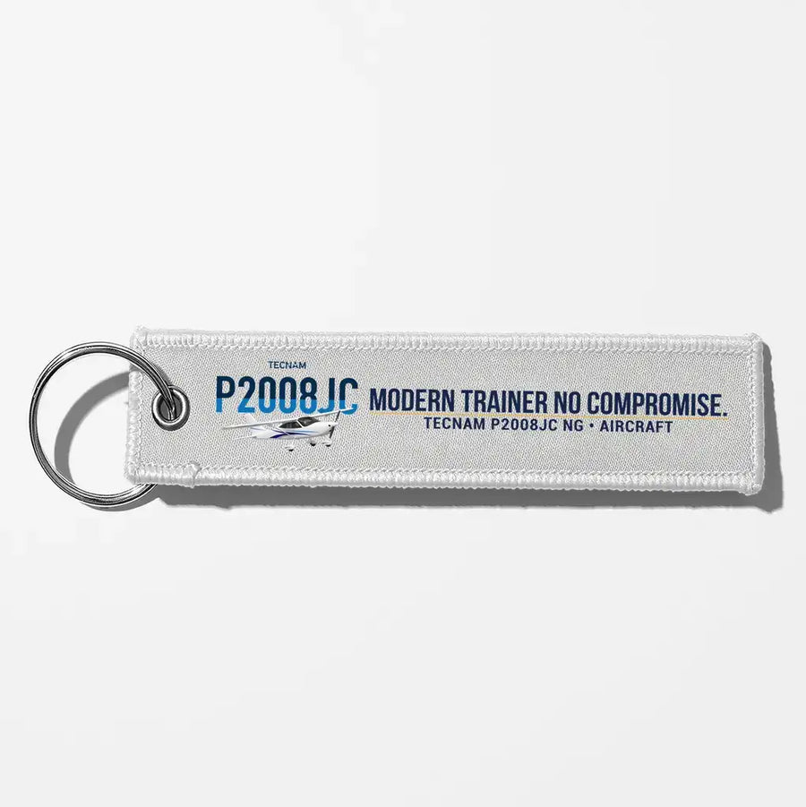 Tecnam P2008JC NG Aviator Key Chains - White
