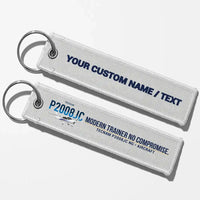 Thumbnail for Tecnam P2008JC NG Aviator Key Chains - White - Personalized