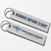 Thumbnail for Tecnam P2008JC NG Aviator Key Chains - White - Remove Before Flight