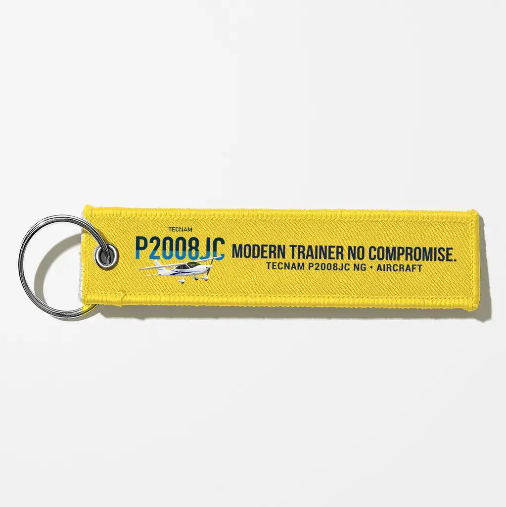 Tecnam P2008JC NG Aviator Key Chains - Yellow