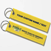 Thumbnail for Tecnam P2008JC NG Aviator Key Chains - Yellow - Personalized