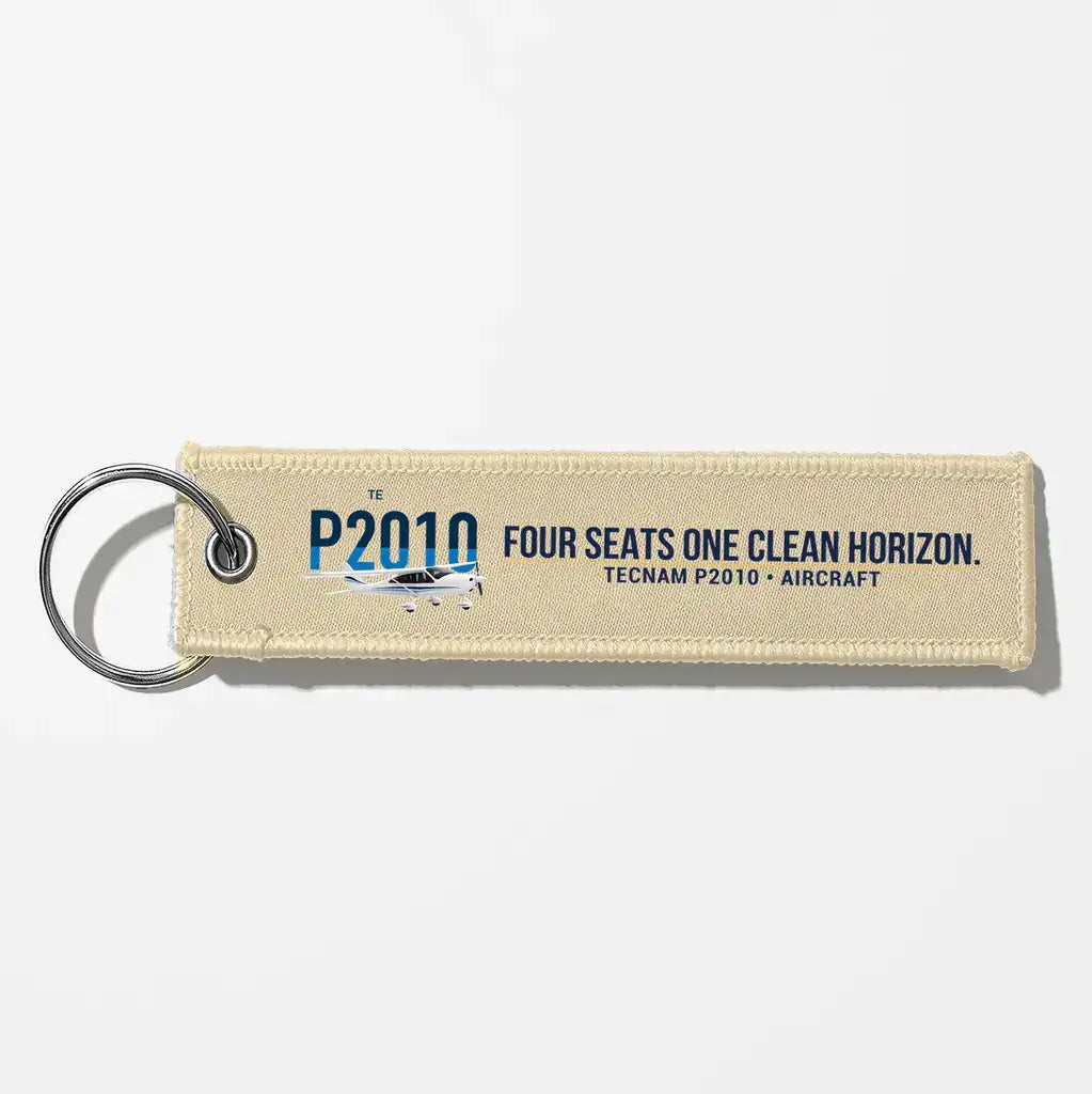 Tecnam P2010 Aviator Key Chains - Beige