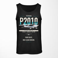 Thumbnail for Tecnam P2010 design on black tank top