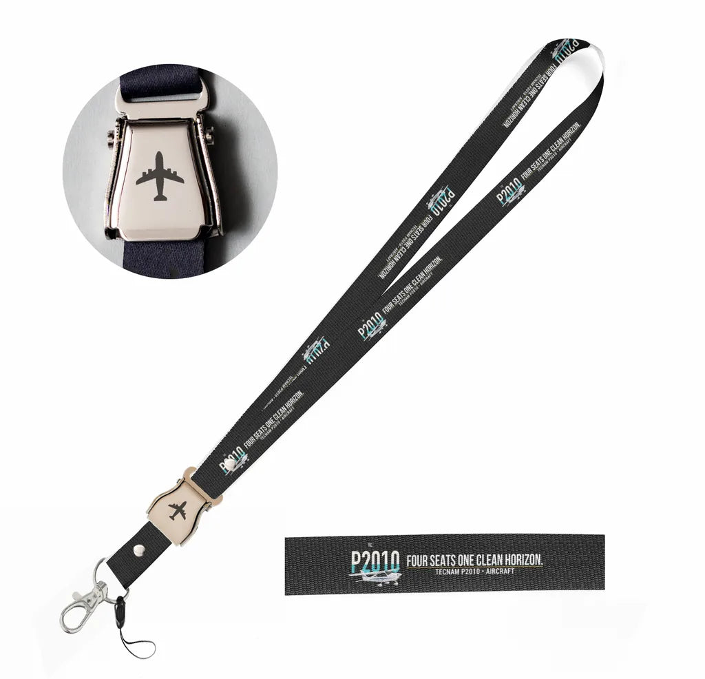 Tecnam P2010 seat belt lanyard - black