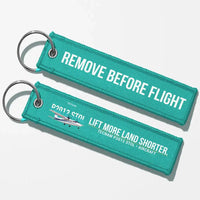 Thumbnail for Tecnam P2012 STOL Aviator Key Chains - Turquoise - Remove Before Flight