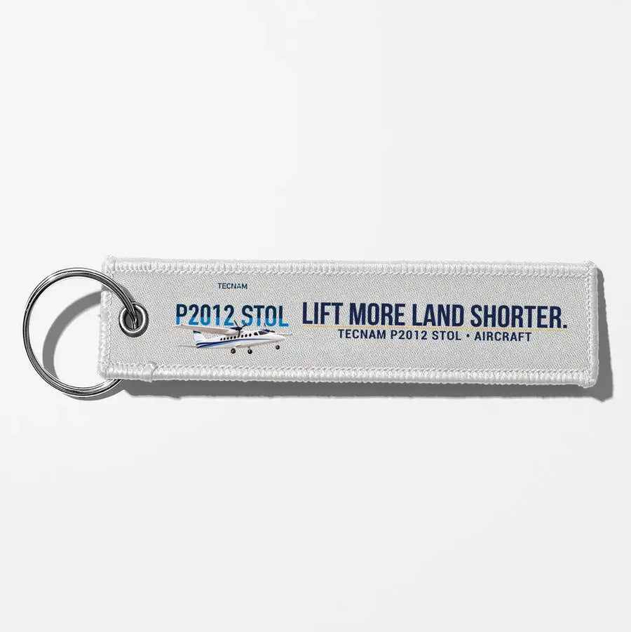 Tecnam P2012 STOL Aviator Key Chains - White