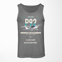 Thumbnail for Tecnam P92 Echo MkII design on gray tank top