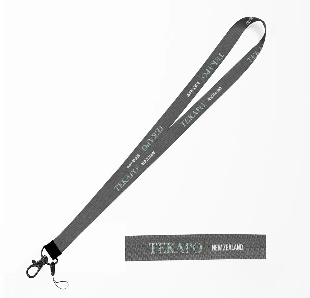 Tekapo City Series lanyard - gray