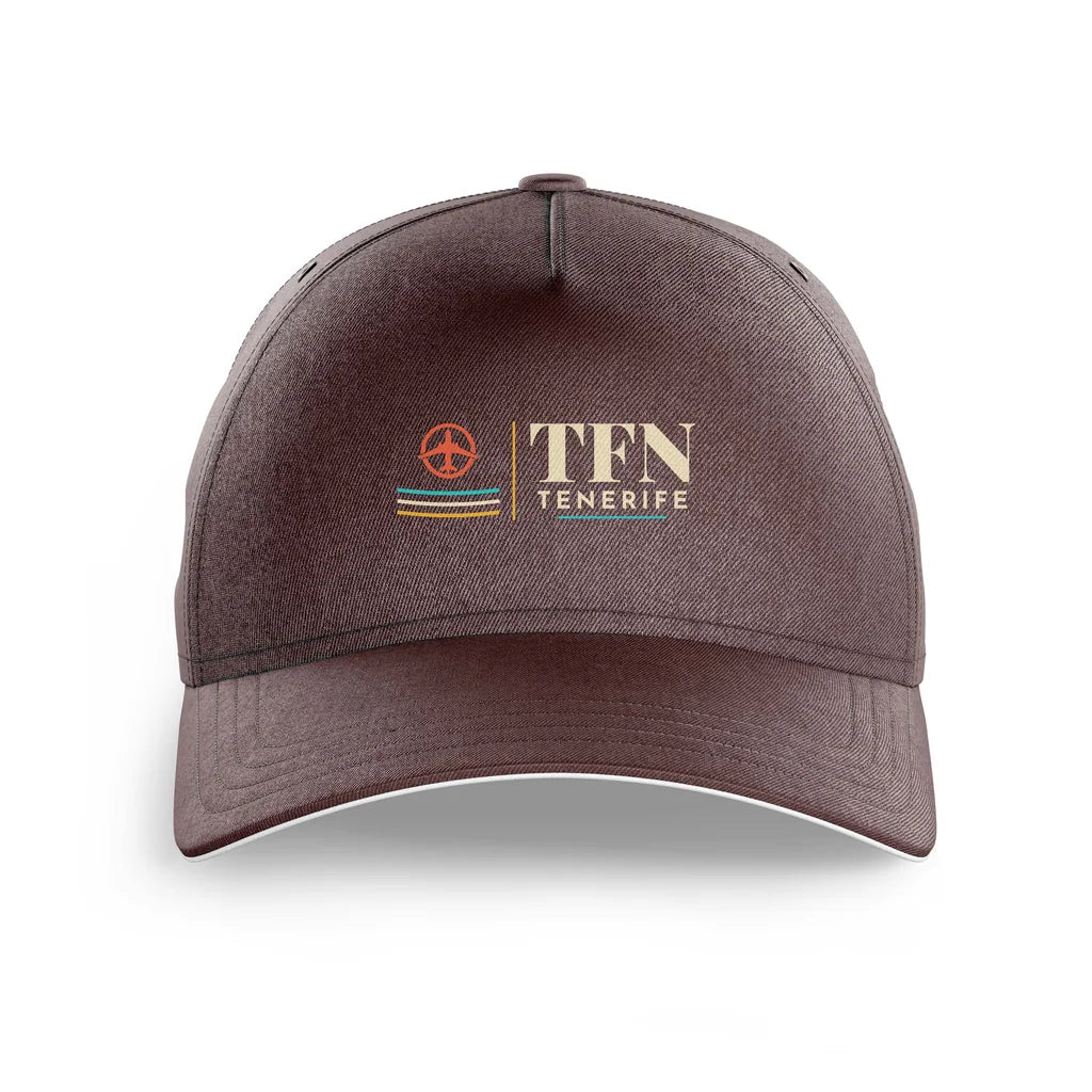 Tenerife North Airport (TFN) printed hat - brown