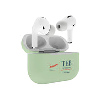 Thumbnail for Teterboro Airport (TEB) AirPods Pro plastic case - Light Green