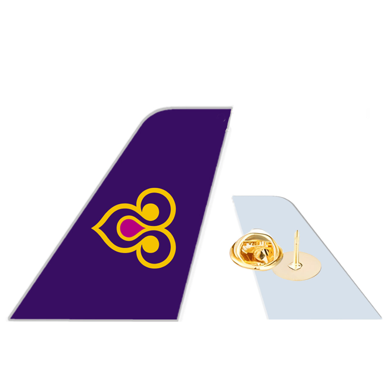 Thai Airlines Designed Tail Shape Badges & Pins