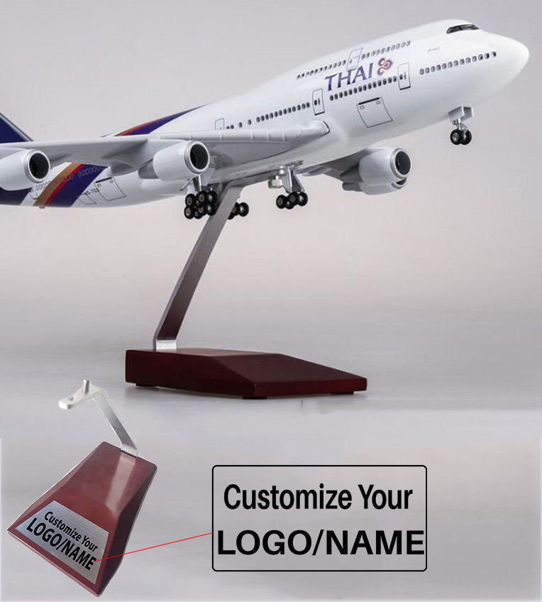 Thai Airways Boeing 747 Airplane Model (1/160 Scale - 47CM)
