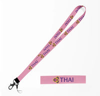 Thumbnail for Thai Airways lanyard - pink