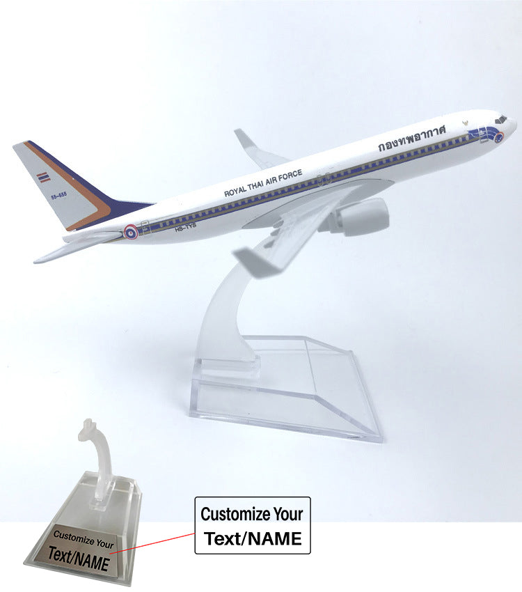Thai presidential plane Boeing 737 Airplane Model (16CM)
