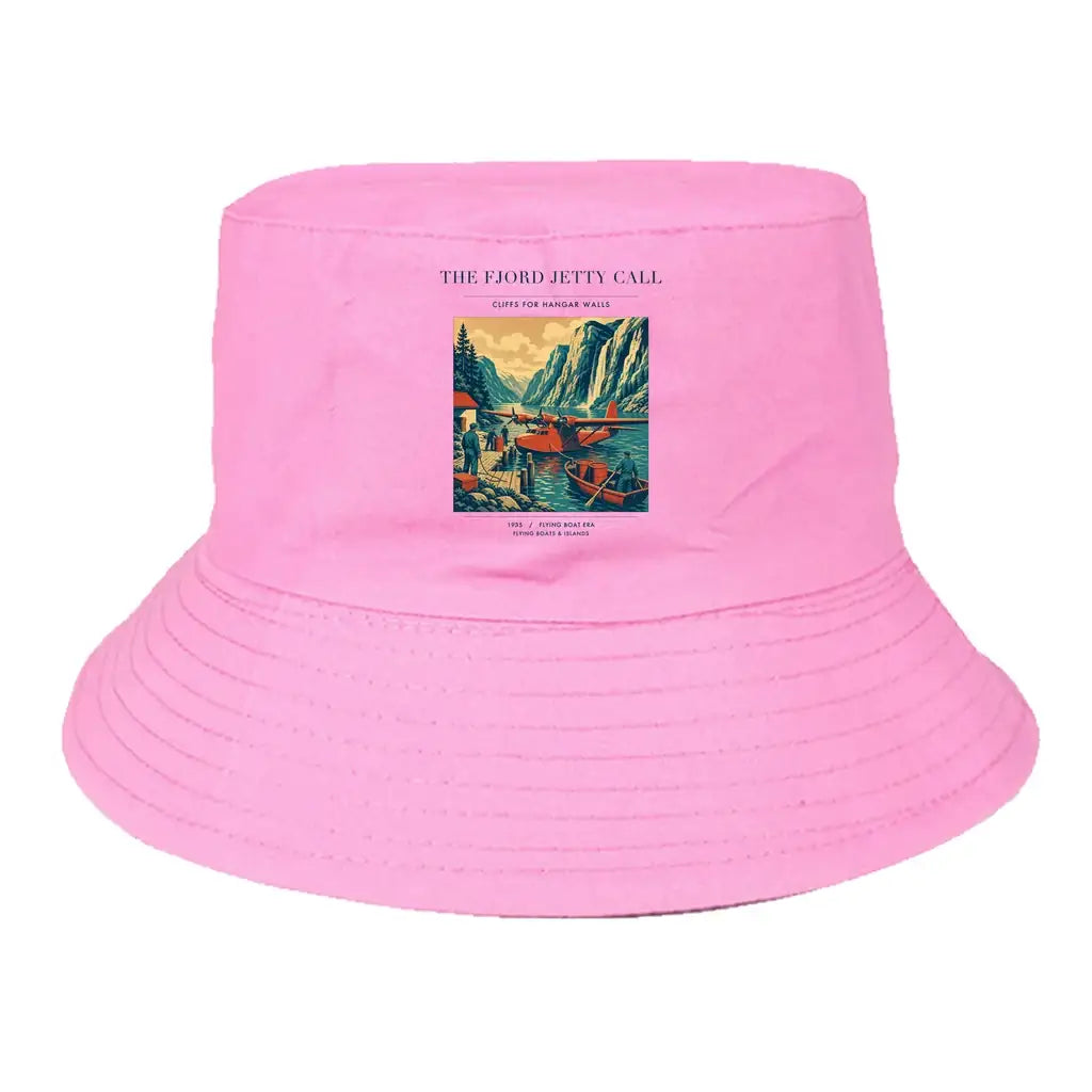 The Fjord Jetty Call summer hat - light pink
