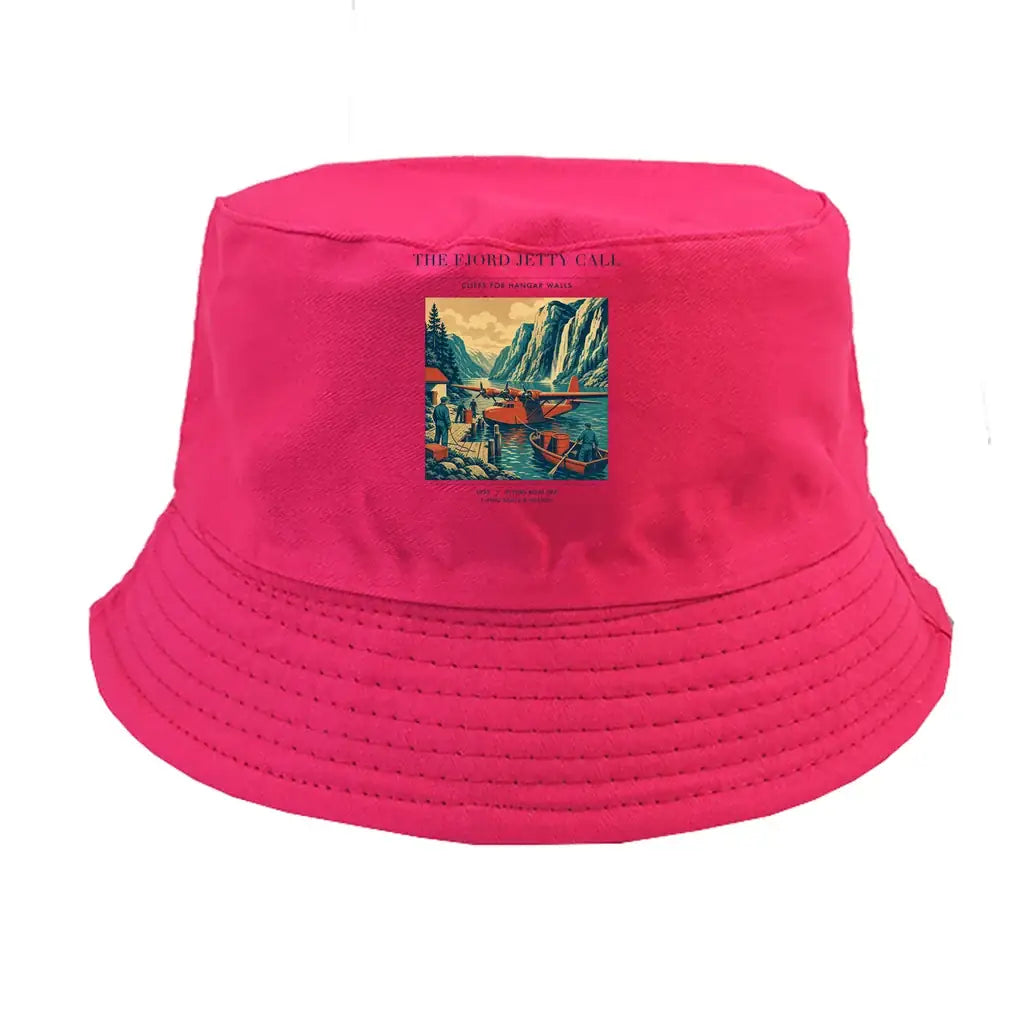 The Fjord Jetty Call summer hat - pink