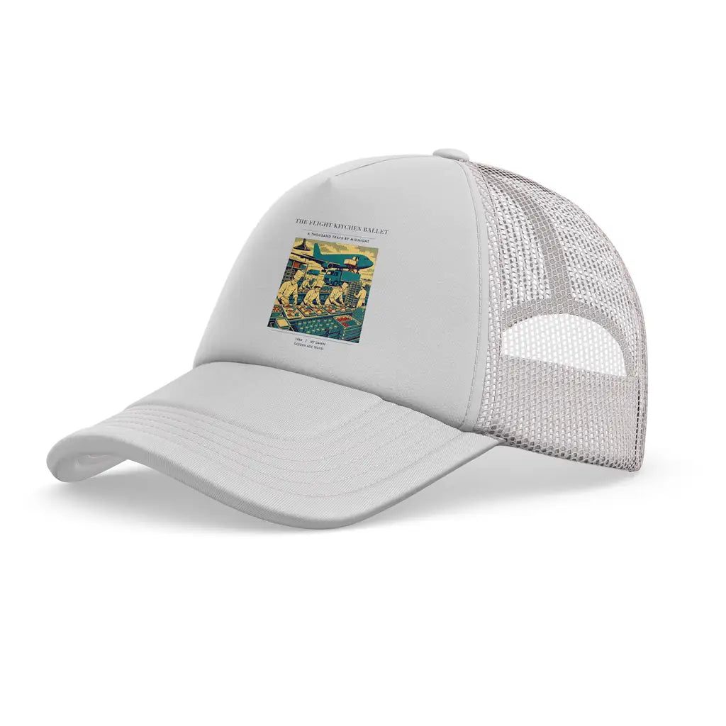 The Flight Kitchen Ballet trucker cap - white