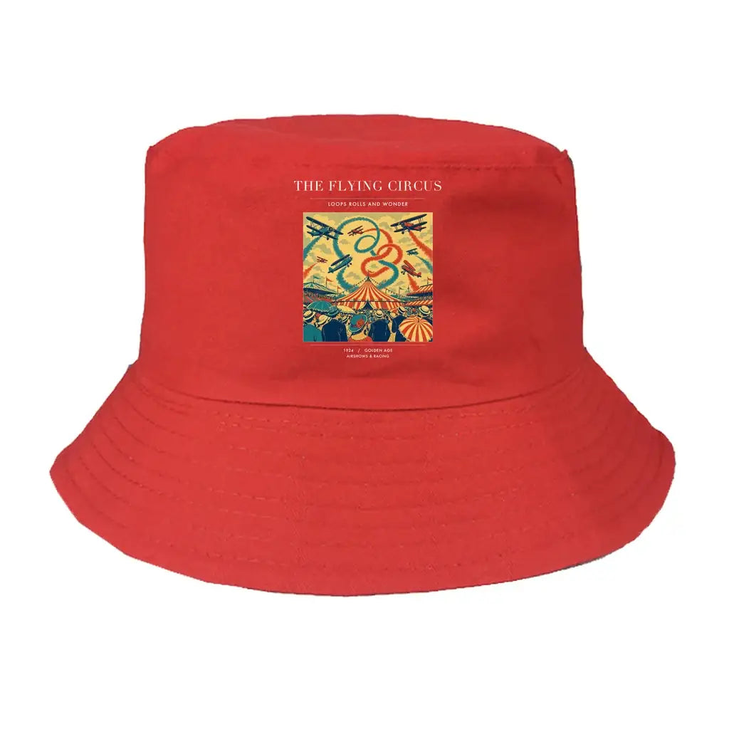 The Flying Circus summer hat - red