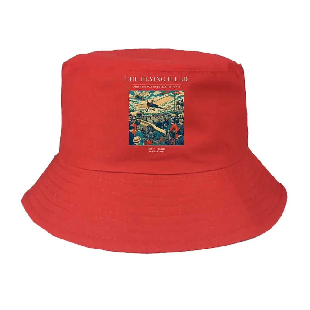 The Flying Field summer hat - red