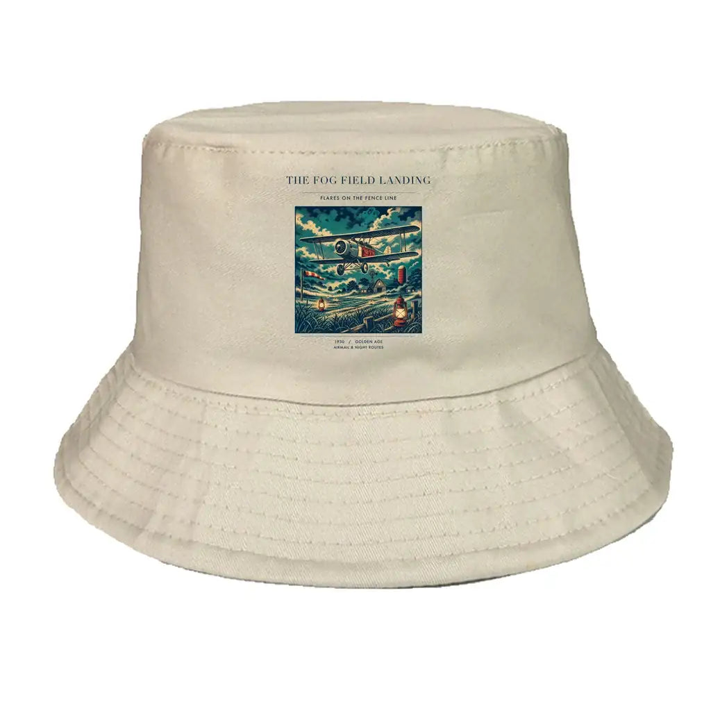 The Fog Field Landing summer hat - khaki