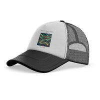 Thumbnail for The Fog Field Landing trucker cap - black