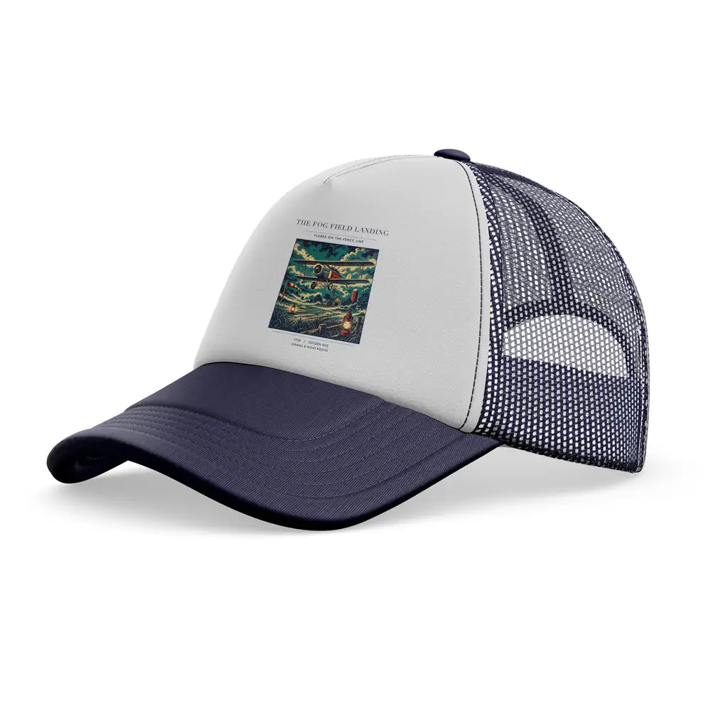 The Fog Field Landing trucker cap - dark blue