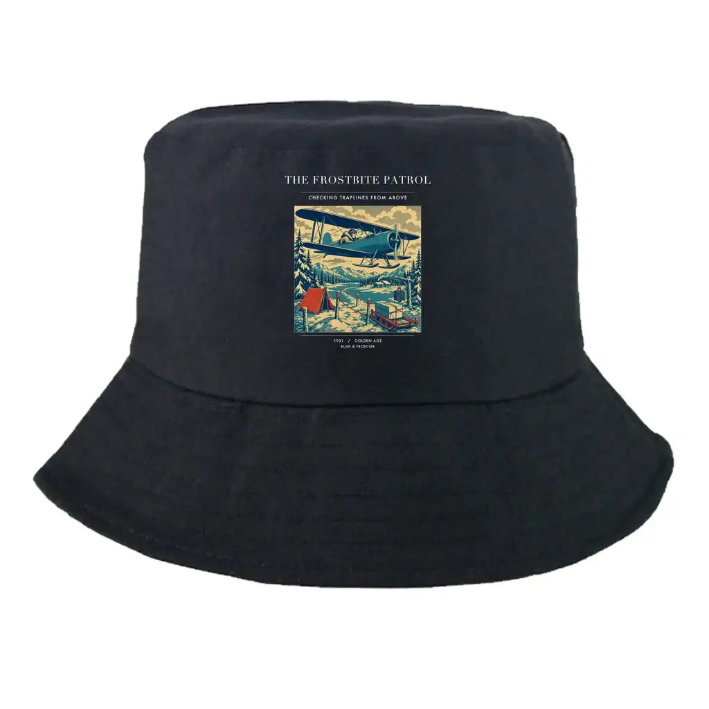 The Frostbite Patrol summer hat - black
