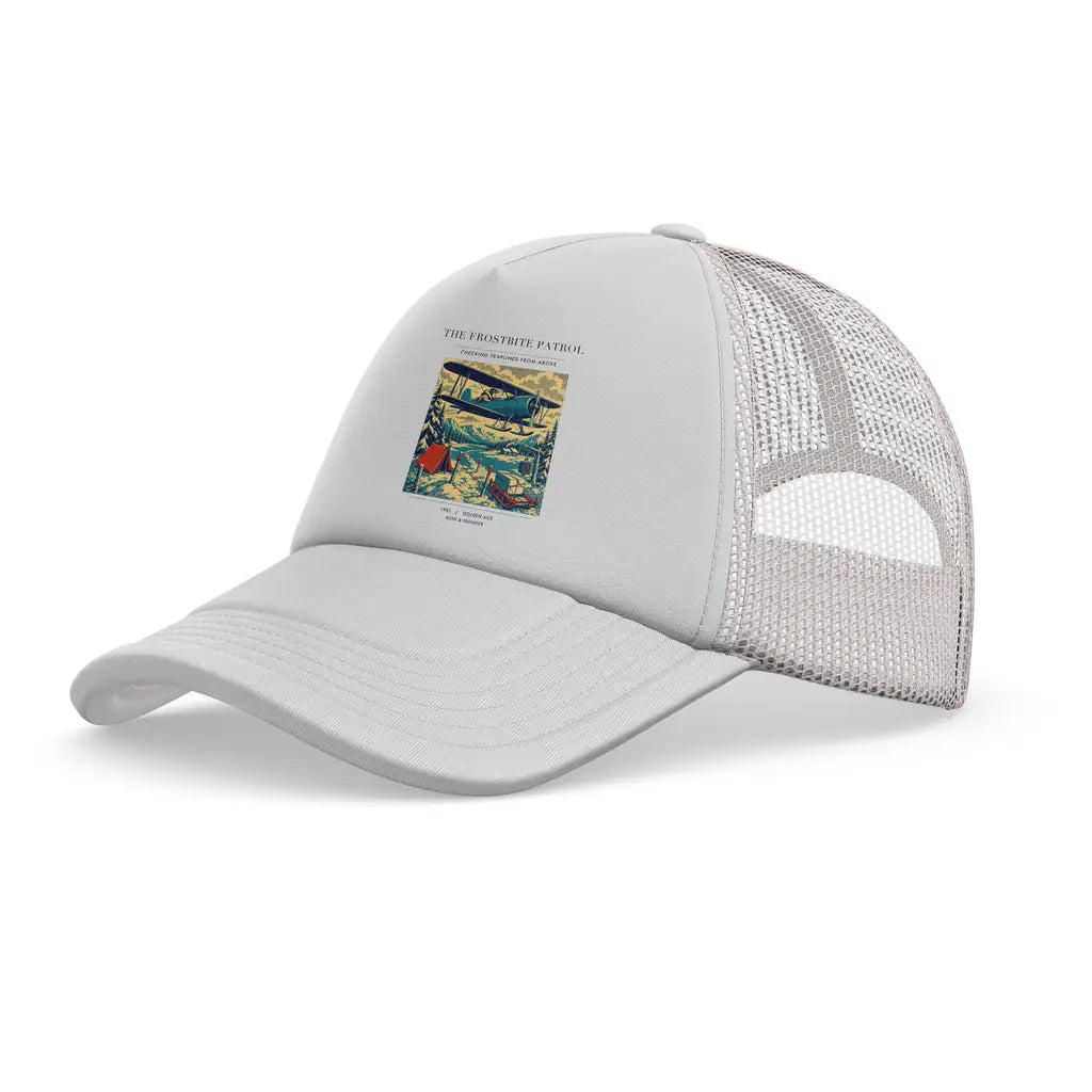 The Frostbite Patrol trucker cap - white