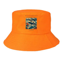 Thumbnail for The Glassy Water Warning summer hat - orange