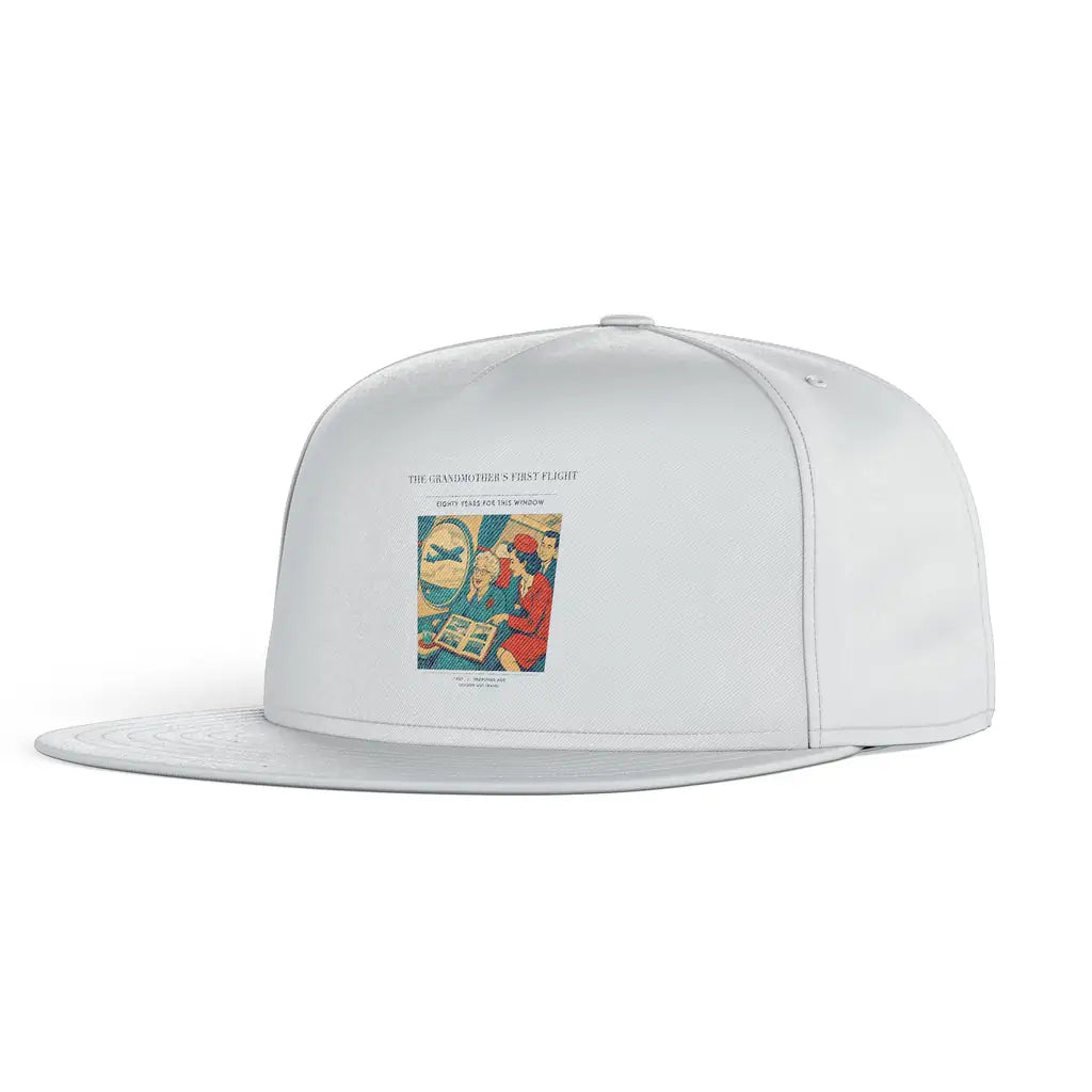 The Grandmother's First Flight snapback - white