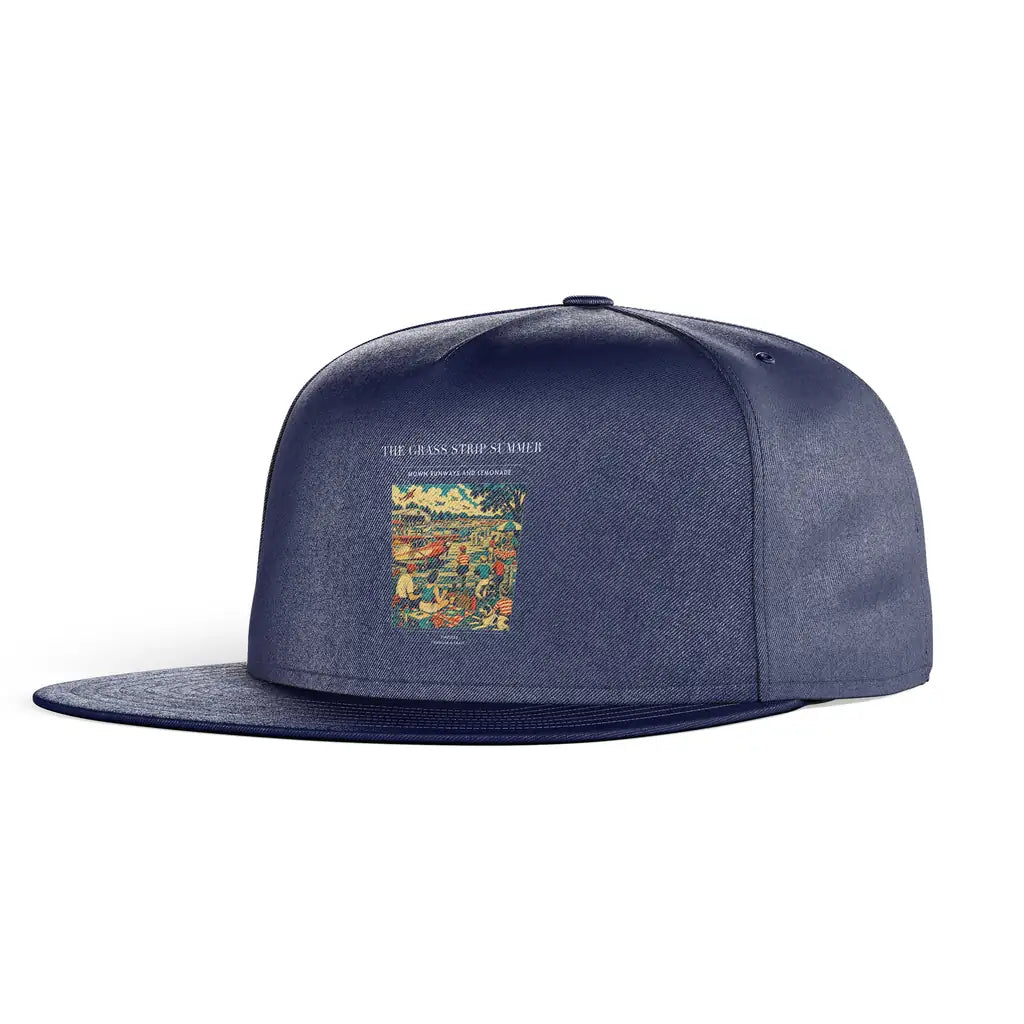 The Grass Strip Summer snapback - dark blue