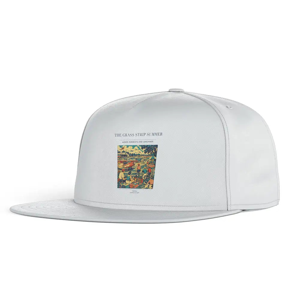 The Grass Strip Summer snapback - white