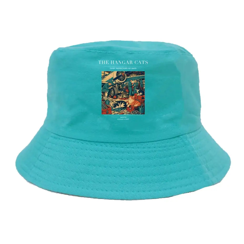 The Hangar Cats summer hat - green