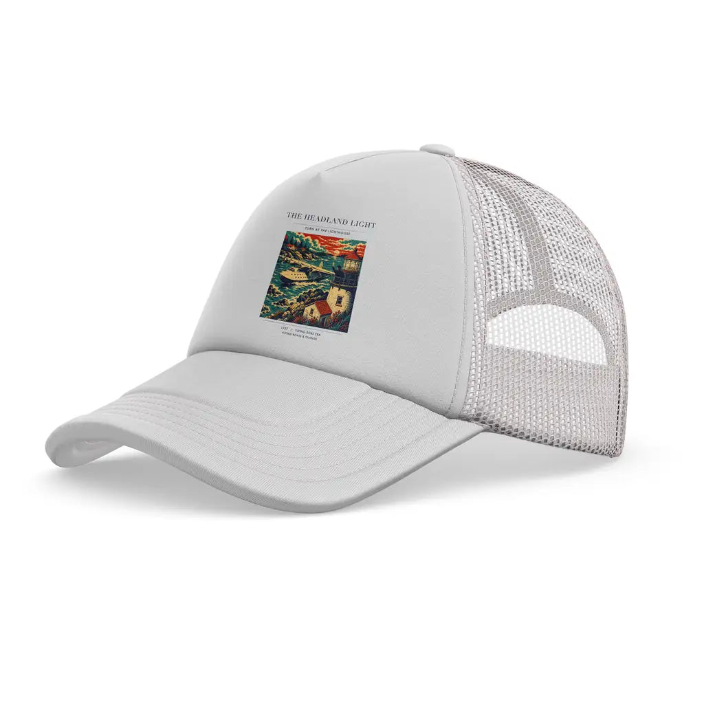 The Headland Light trucker cap - white