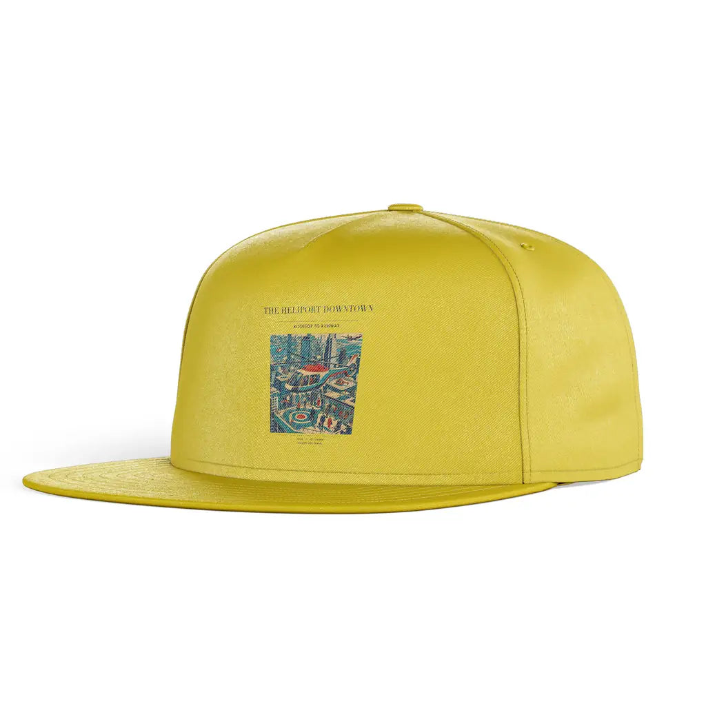The Heliport Downtown snapback - yellow