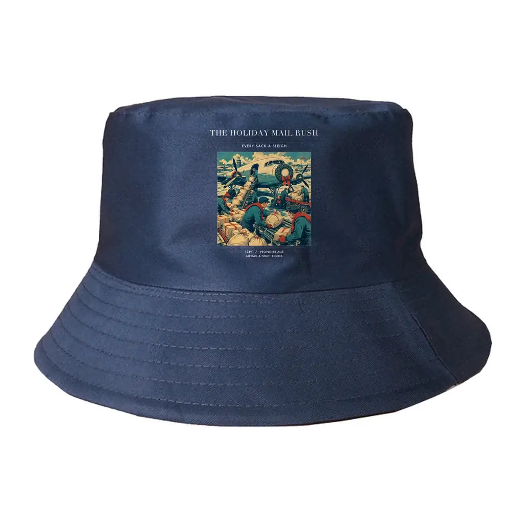 The Holiday Mail Rush summer hat - dark blue