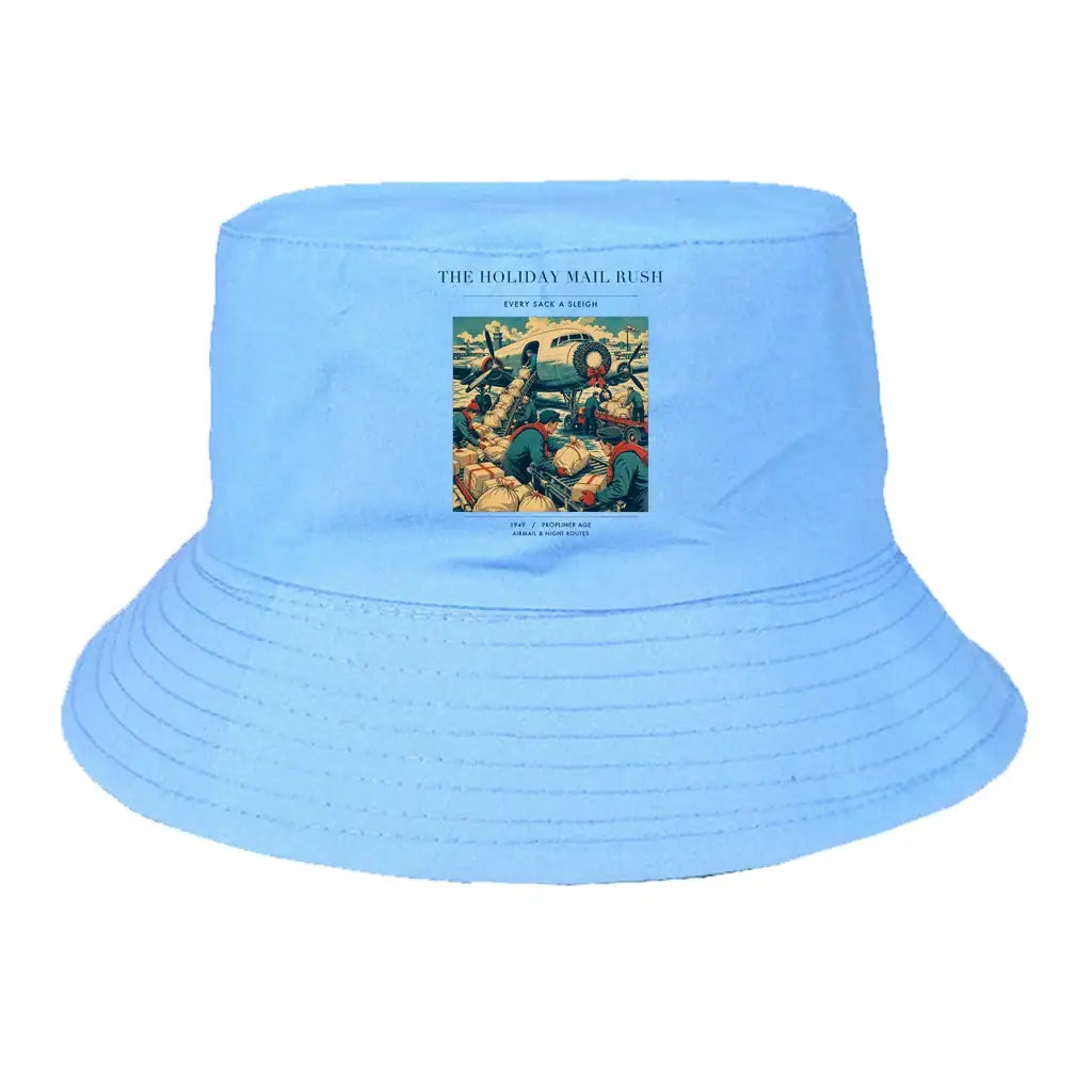 The Holiday Mail Rush summer hat - light blue
