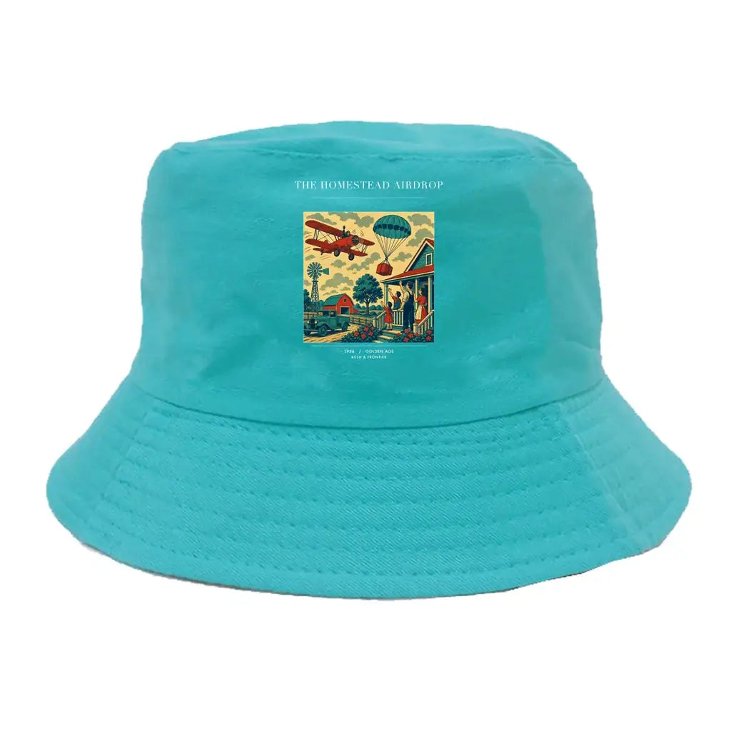 The Homestead Airdrop summer hat - green