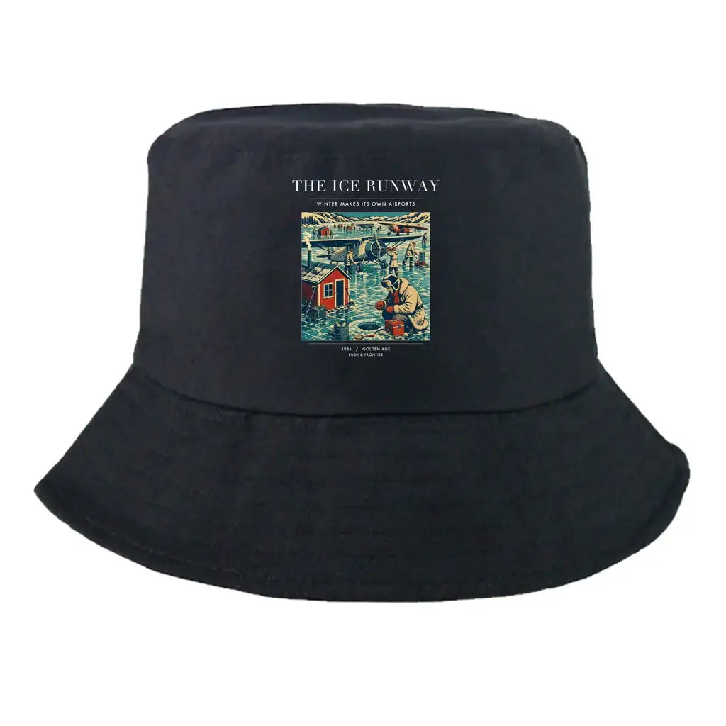 The Ice Runway summer hat - black