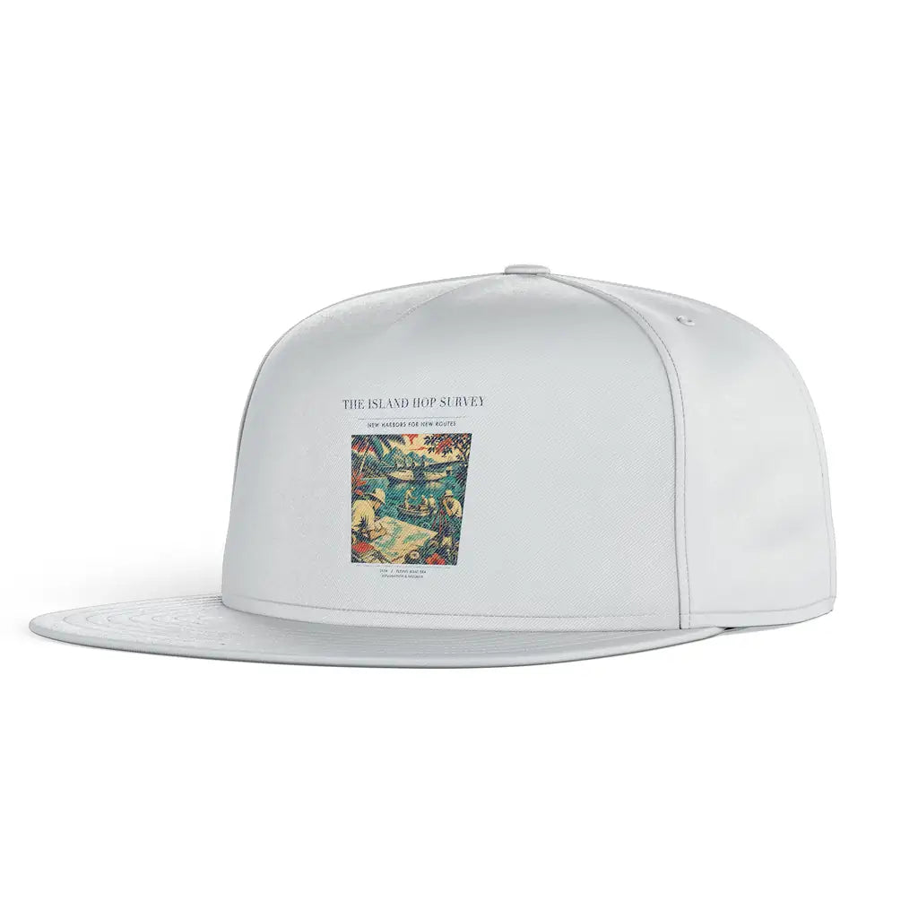 The Island Hop Survey snapback - white